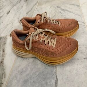 Hoka Women's Tan Athletic Shoes